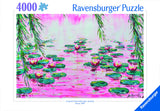Ravensburger: Mauro Bergonzoli: Pink Water Lillies Puzzle - 4000 Piece