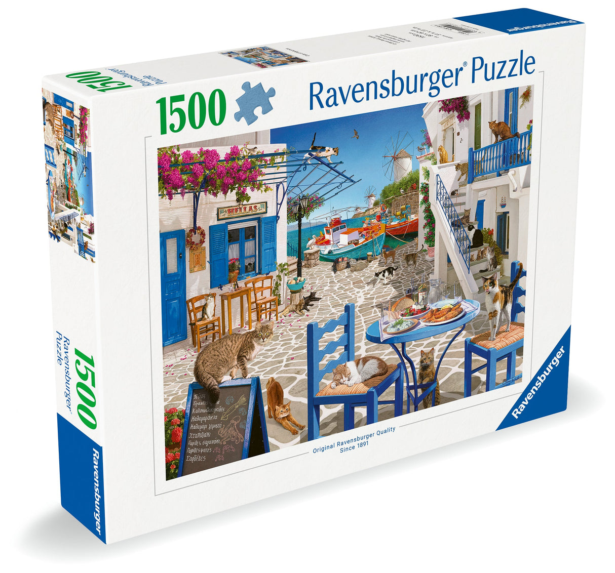 Ravensburger: Cats of Mykonos Puzzle - 1500 Piece