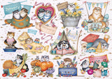 Ravensburger: Crazy Cats Cats Calendar Puzzle - 1000 Pieces