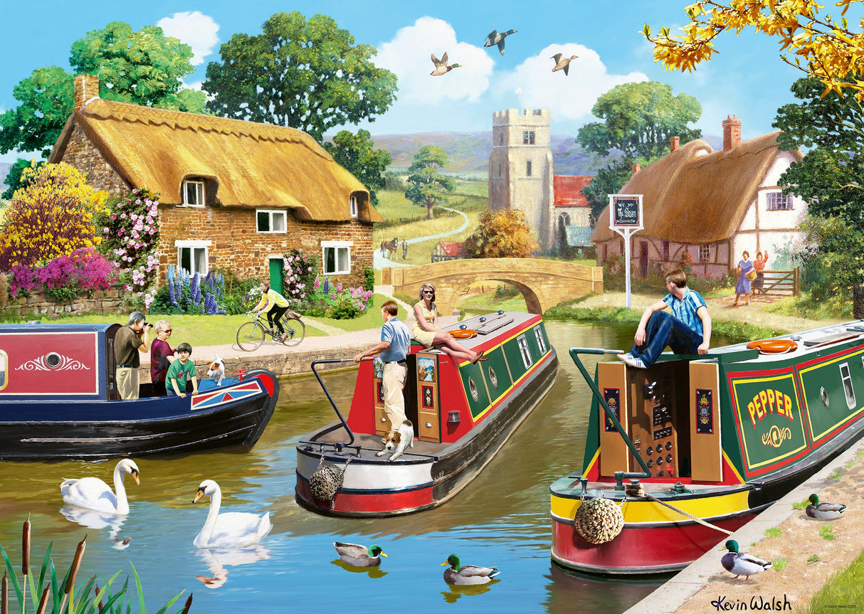Ravensburger: A Busy Day on the Canal Puzzle - 1000 Pieces