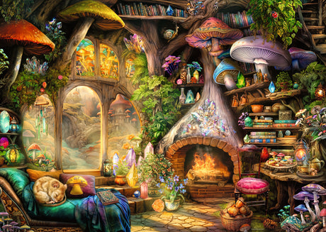 Ravensburger: Mushroom Cottage Puzzle - 1000 Pieces