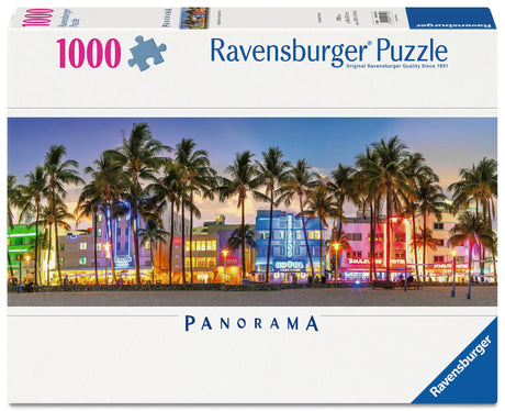 Ravensburger: Night Glow on Ocean Drive Puzzle - 1000 Piece