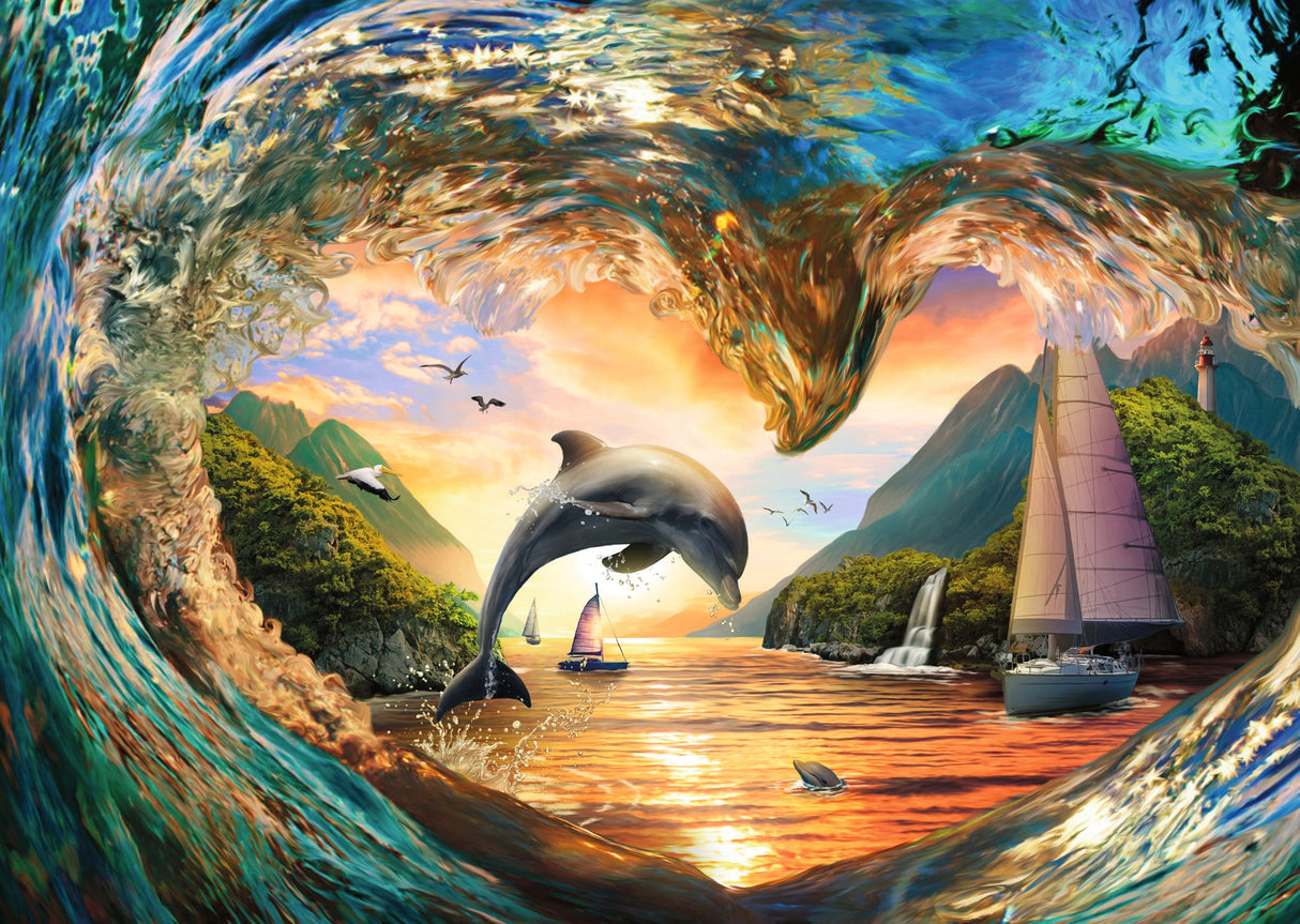 Ravensburger: Sunset Splash Puzzle - 1000 Piece