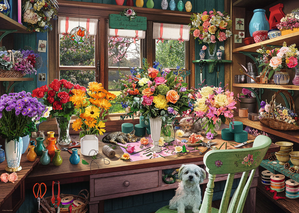 Ravensburger: My Haven No 13 Flower Arranger Puzzle - 1000 Piece