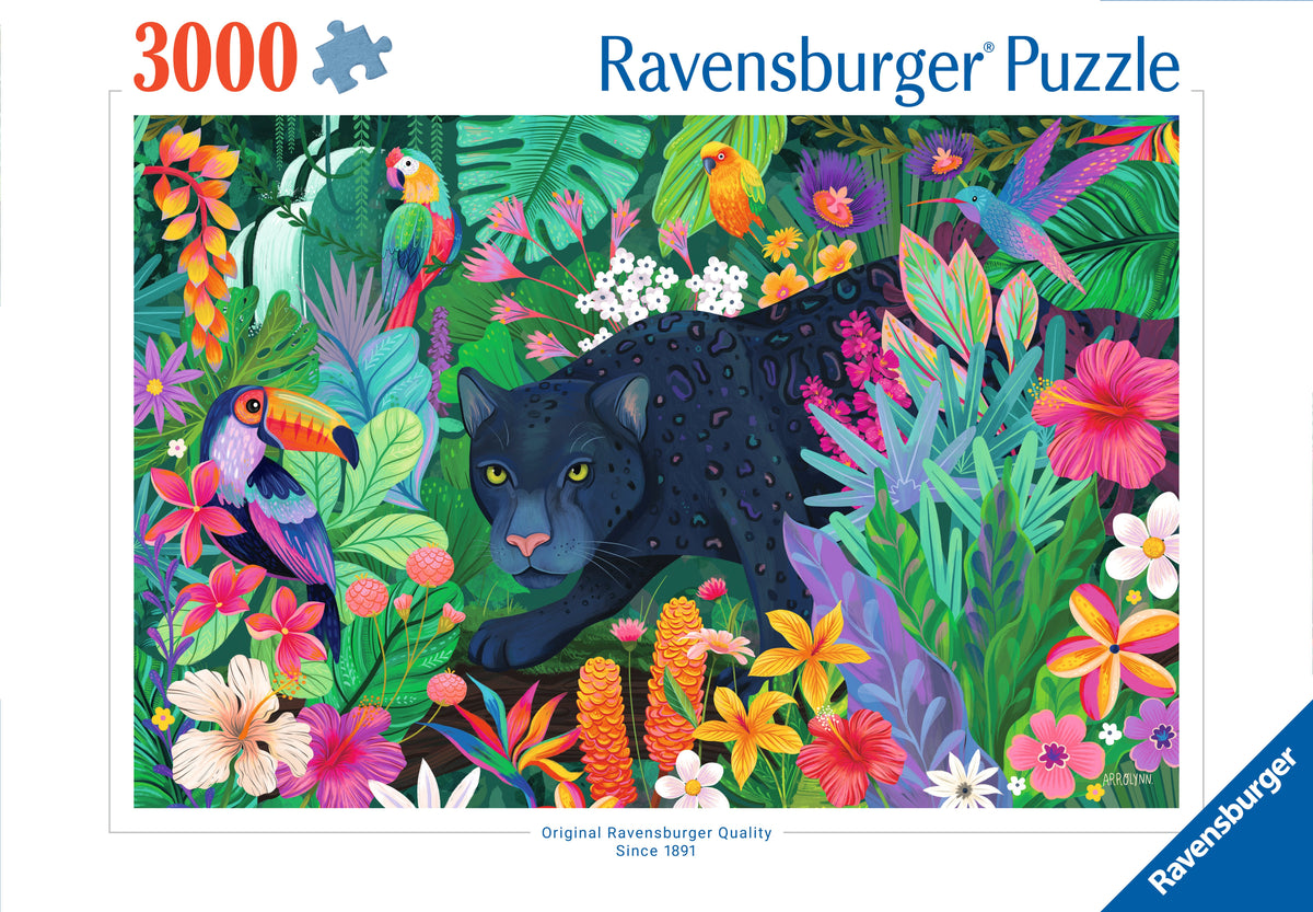 Ravensburger: Panther in the Blooming Jungle Puzzle - 3000 Piece