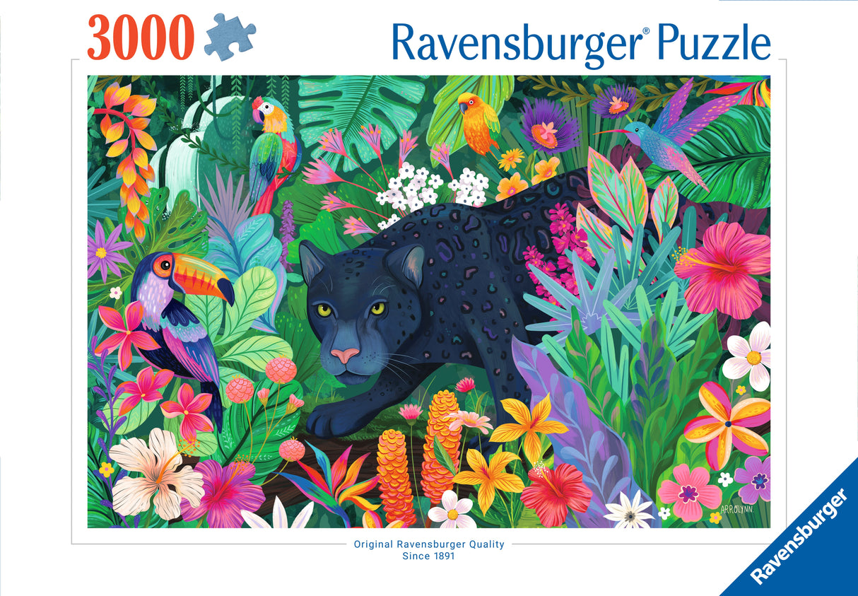 Ravensburger: Panther in the Blooming Jungle Puzzle - 3000 Piece