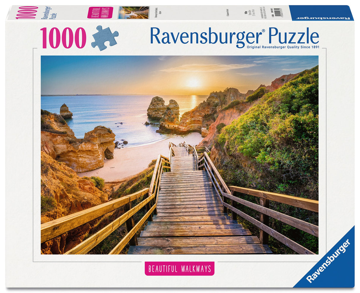 Ravensburger: Stairway to Camilo Beach, Algarve Puzzle - 1000 Piece