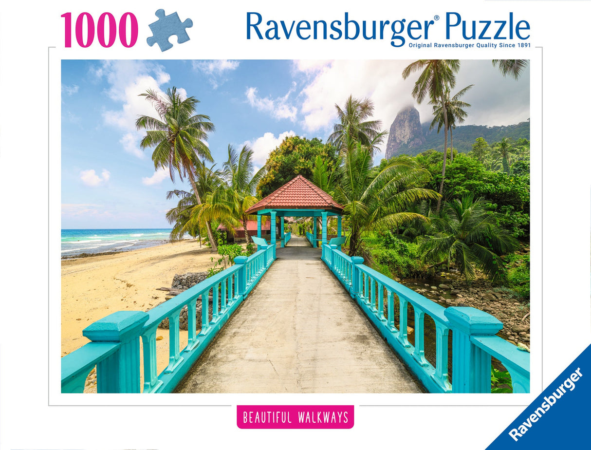 Ravensburger: Colorful Bridge in Malaysia Puzzle - 1000 Piece