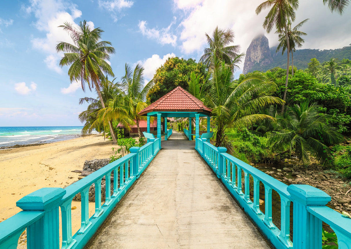 Ravensburger: Colorful Bridge in Malaysia Puzzle - 1000 Piece