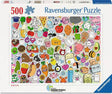 Ravensburger: WJPC'25: Cute Kawaii Chaos Puzzle - 500 Piece