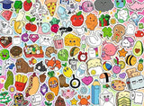 Ravensburger: WJPC'25: Cute Kawaii Chaos Puzzle - 500 Piece
