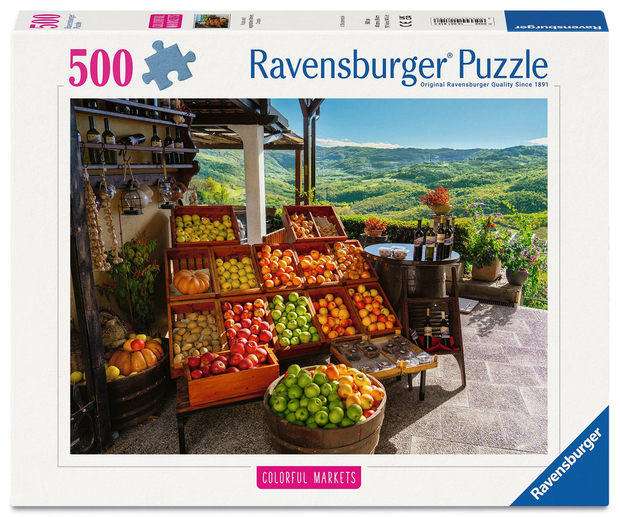 Ravensburger: Fruit and Vegetable Market, Croatia Puzzle - 500 Piece