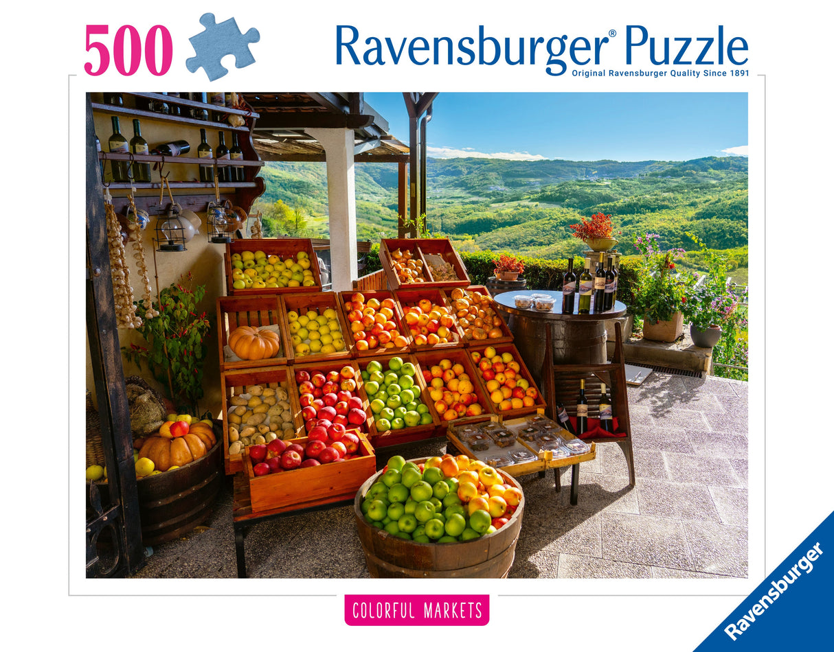 Ravensburger: Fruit and Vegetable Market, Croatia Puzzle - 500 Piece