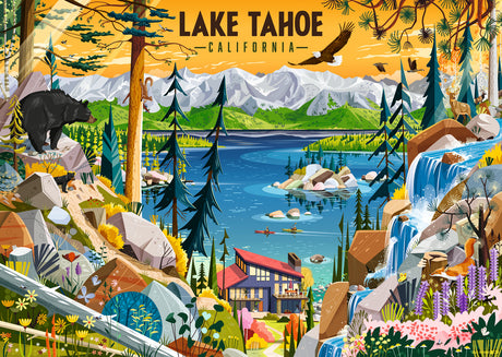 Ravensburger: SacRed Lake Tahoe Puzzle - 1000 Piece