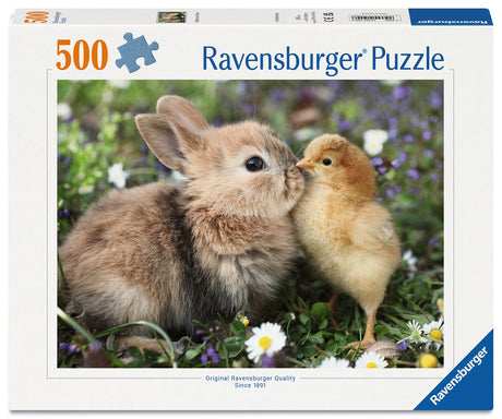Ravensburger: Rabbit and Chick Puzzle - 500 Piece