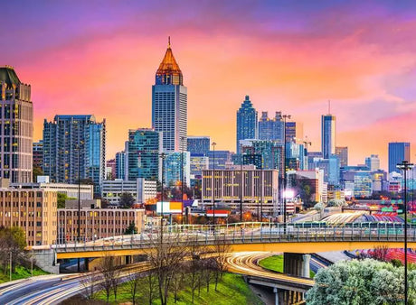 Ravensburger: Atlanta Skyline at Dusk Puzzle - 500 Piece
