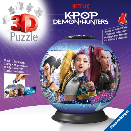 Ravensburger: K-Pop Demon Hunters Puzzle Ball - 72 Pieces