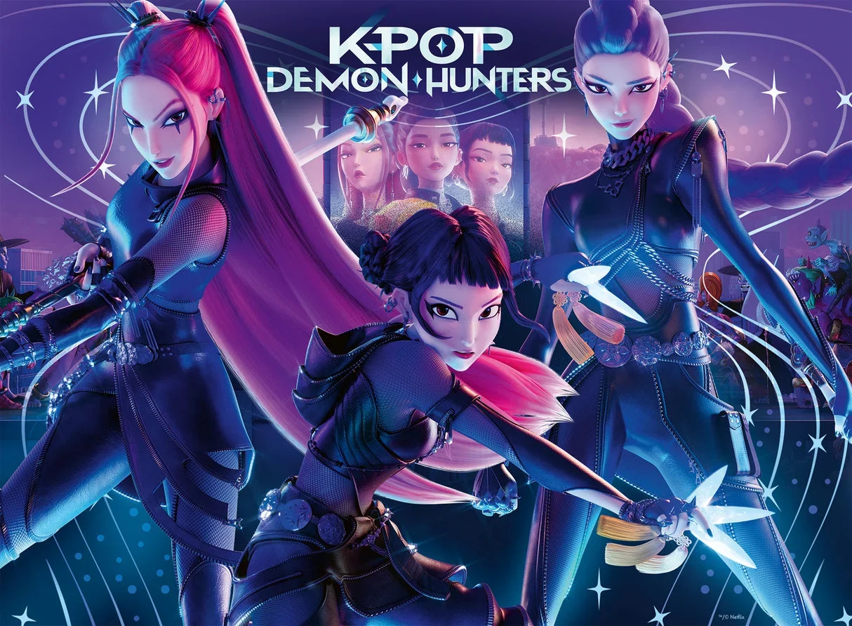 Ravensburger: K-Pop Demon Hunters Rumi, Mira & Zoey Puzzle - 300 Pieces