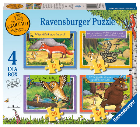 Ravensburger: The Gruffalo Collection 1 Puzzle Set - 12/16/20/24 Piece