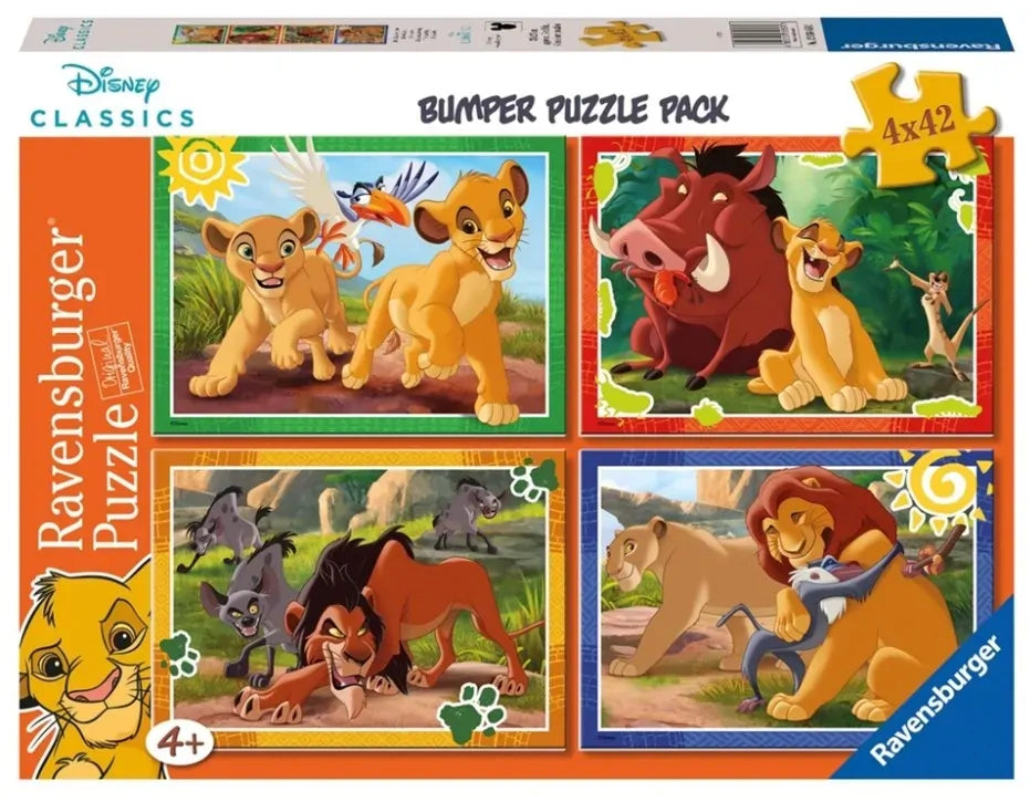 Ravensburger - Disney The Lion King Bumper Pack - 4 x 42 Piece