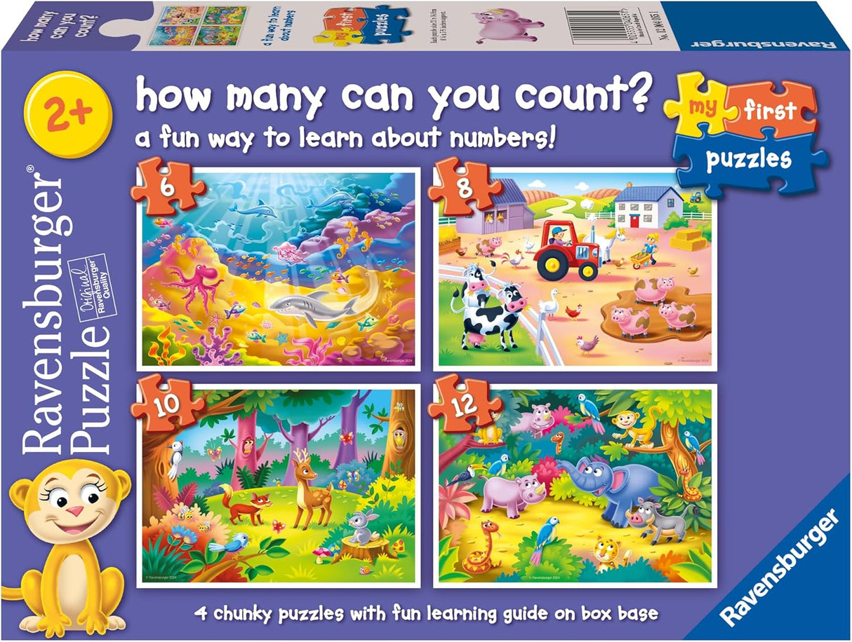 Ravensburger - How Many Can You Count? 6/8/10/12p