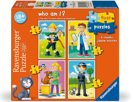 Ravensburger: Who Am I? My First Puzzle - 2/3/4/5 Pieces