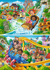 Ravensburger: Amusement Park Puzzle - 2x24 Piece