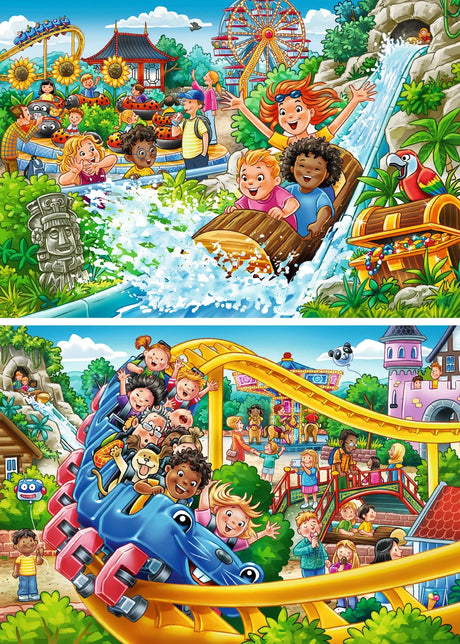 Ravensburger: Amusement Park Puzzle - 2x24 Piece