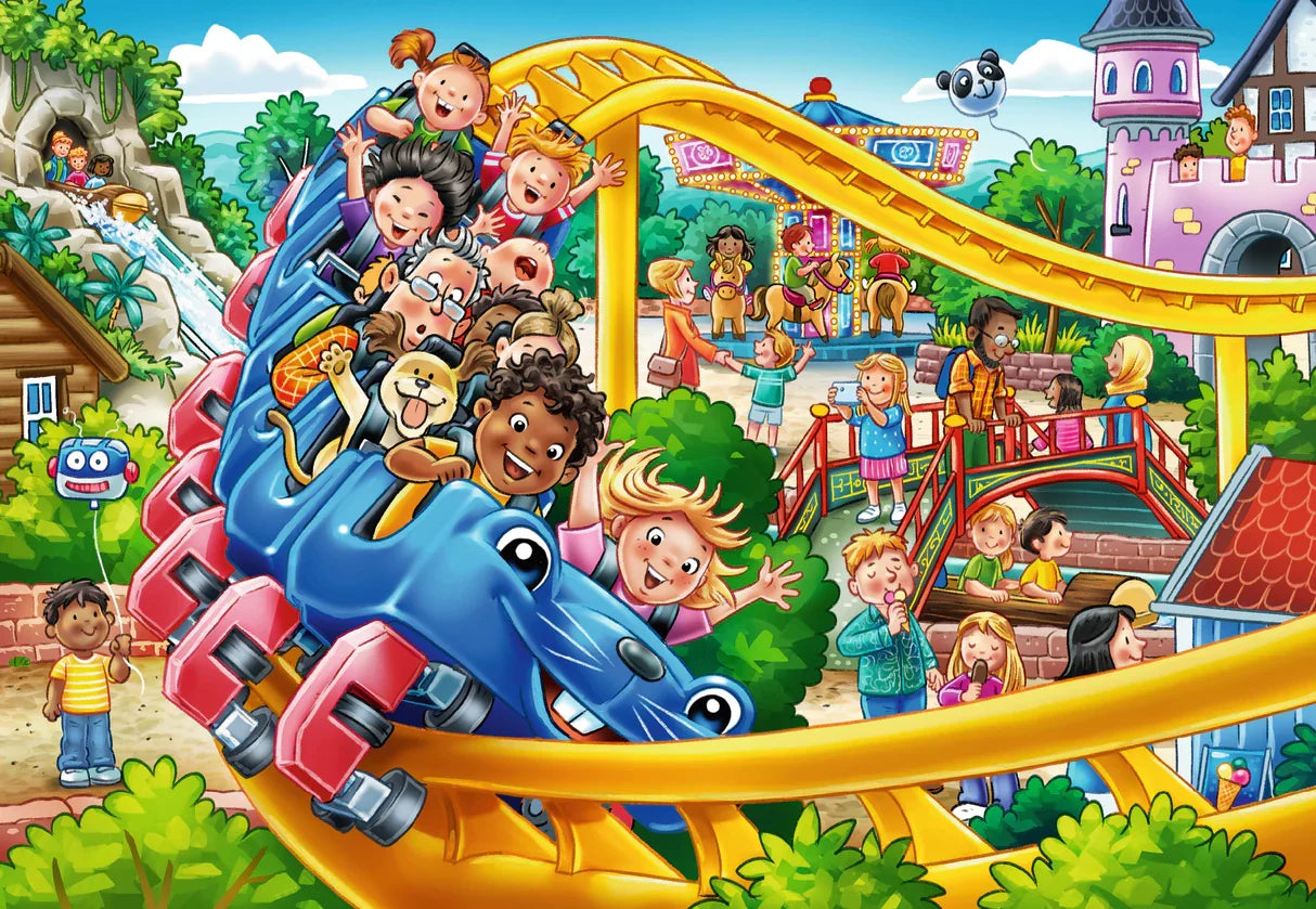 Ravensburger: Amusement Park Puzzle - 2x24 Piece
