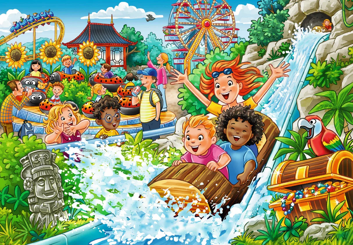 Ravensburger: Amusement Park Puzzle - 2x24 Piece