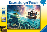 Ravensburger: Octopus Treasure Puzzle - 100 Piece