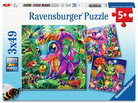 Ravensburger: Baby Garden Dragons Puzzle - 3x49 Piece