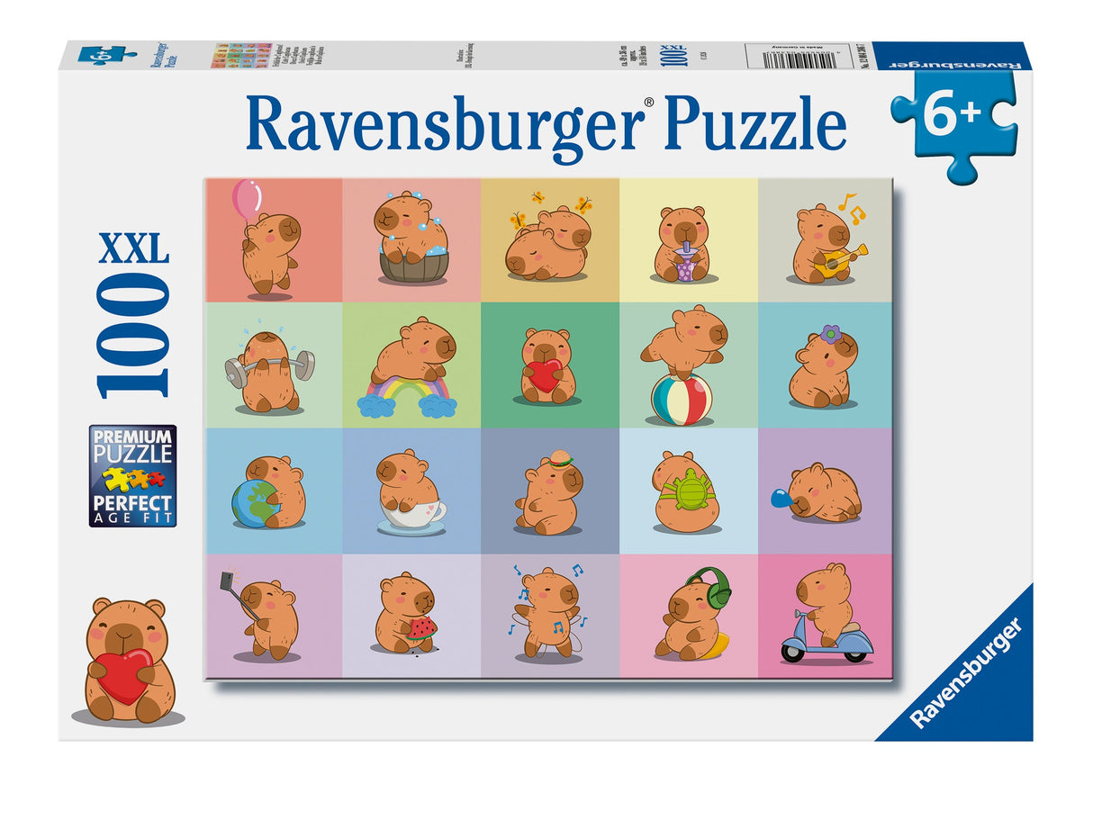 Ravensburger: Capybara Puzzle - 100 Piece