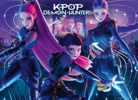 Ravensburger: K-Pop Demon Hunters For the fans! Puzzle - 4x100 Pieces
