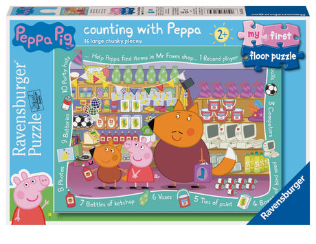 Ravensburger: Peppa Pig My First Floor Puzzle - 16 Pieces