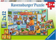 Ravensburger: Let's Go Shopping Puzzle 2x12 Pieces