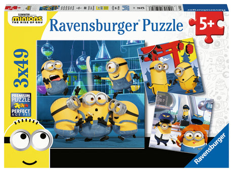 Ravensburger: Funny Minions Puzzle 3x49 Pieces