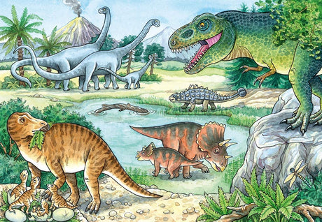 Ravensburger: Dinosaurs of Land and Sea Puzzle 2x24 Pieces