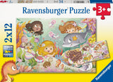 Ravensburger: Fairies and Mermaids Puzzle 2x12 Pieces