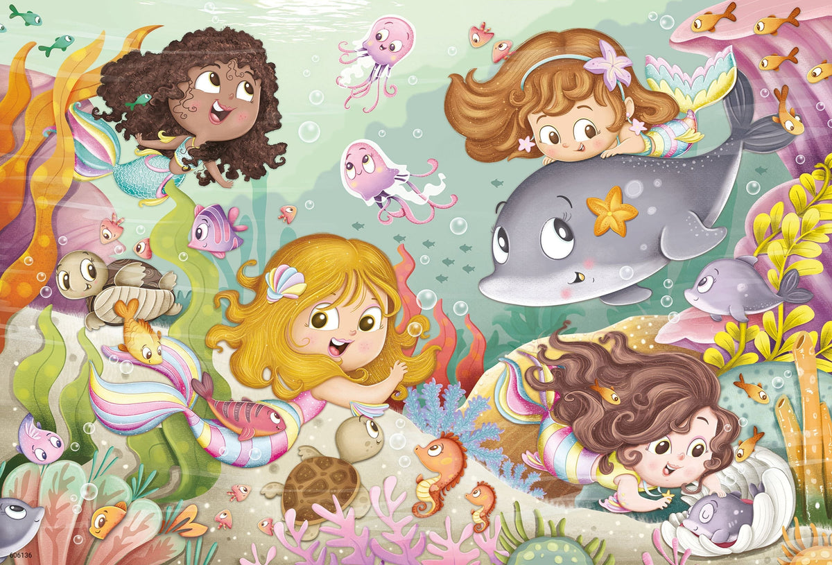 Ravensburger: Fairies and Mermaids Puzzle 2x12 Pieces