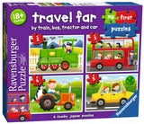 Ravensburger: Travel Far My First Puzzle - 2/3/4/5 Pieces
