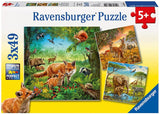 Ravensburger: Animals of the Earth Puzzle 3x49 Pieces
