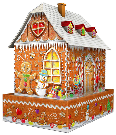 Ravensburger: 3D Puzzle Ginger Bread House at Night - 216 Piece