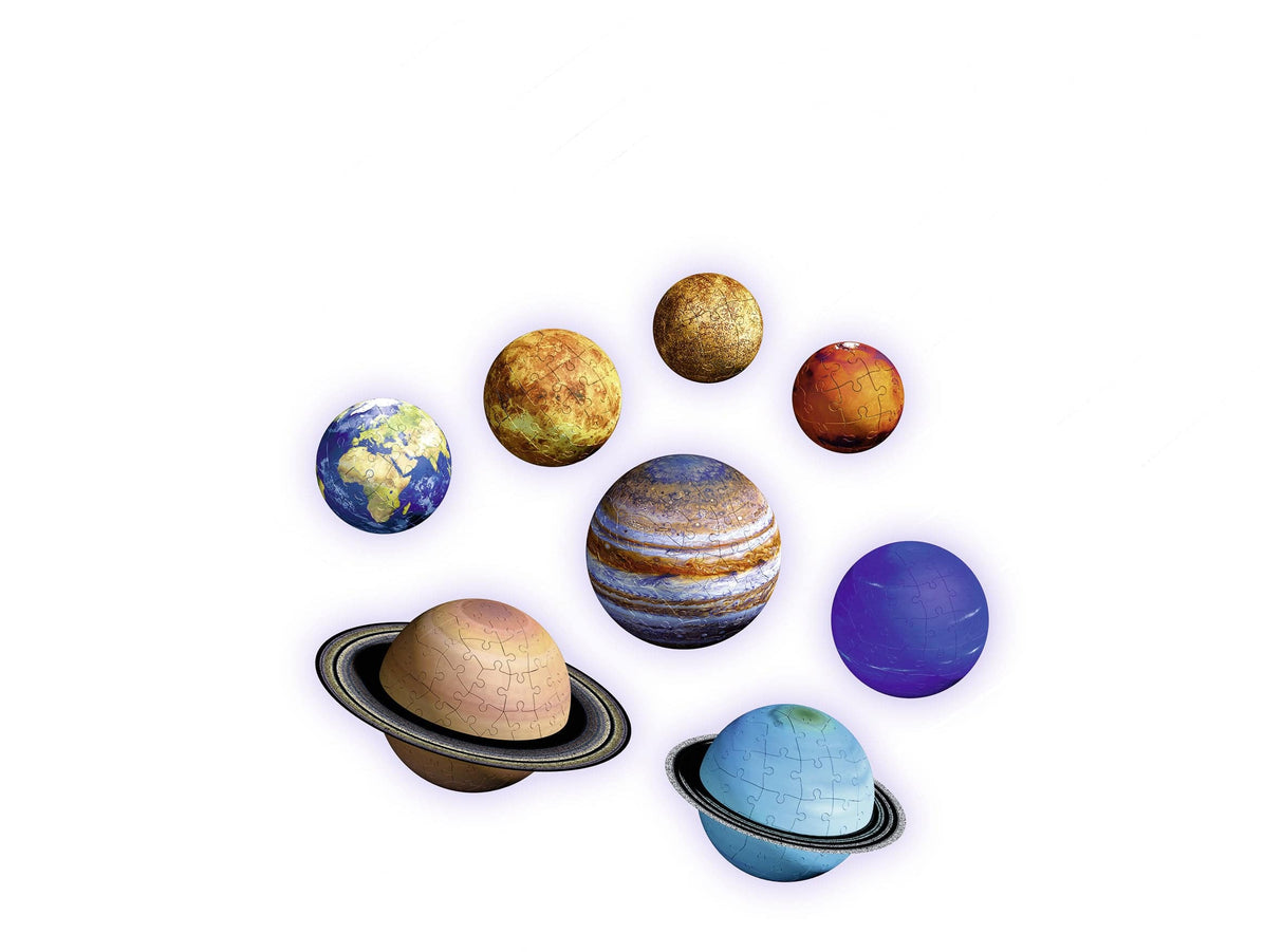 Ravensburger: 3D Puzzle Solar System 8 Planets - 522 Piece