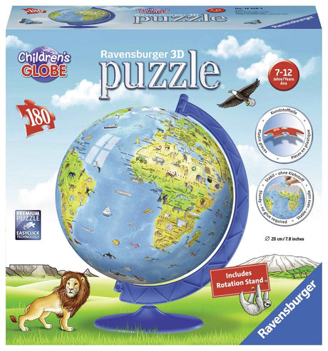 Ravensburger: 3D Puzzleball Children's Globe - 180 Piece