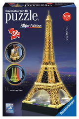Ravensburger: 3D Puzzle Eiffel Tower by Night - 216 Piece