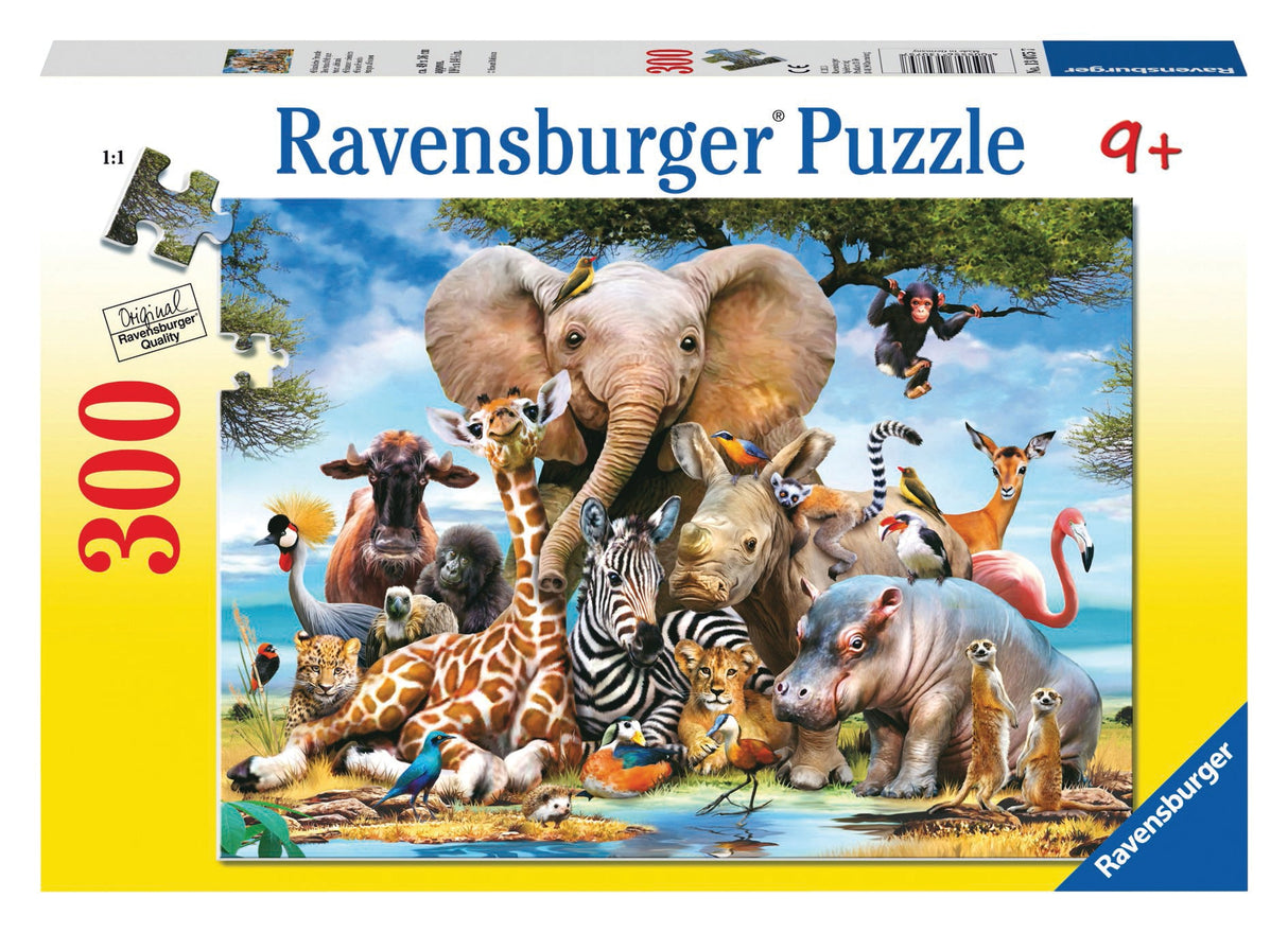Ravensburger: African Friends Animals Puzzle - 300 Pieces