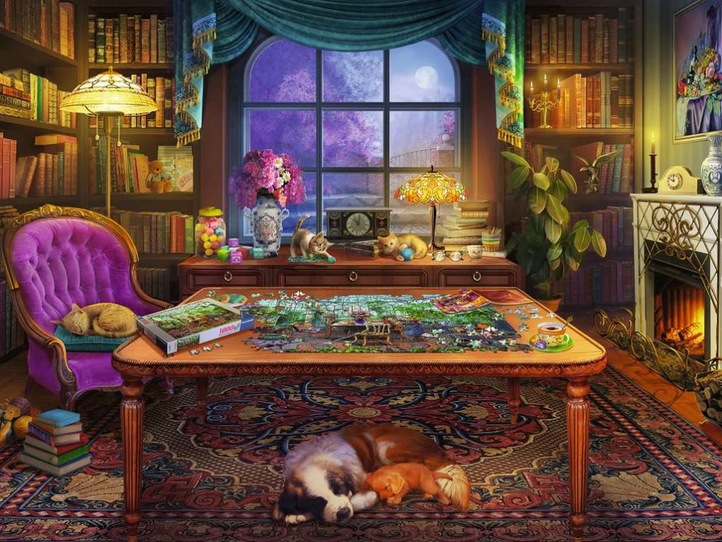 Ravensburger: Puzzler's Place Puzzle 750 Pieces