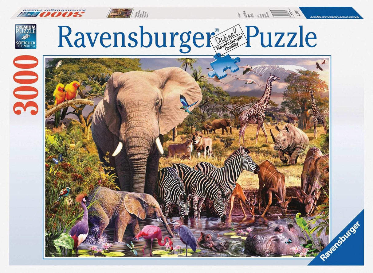 Ravensburger: African Animal World Puzzle - 3000 Piece