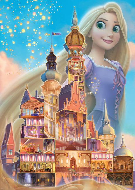 Ravensburger - Disney Castles: Rapunzel - 1000 Piece